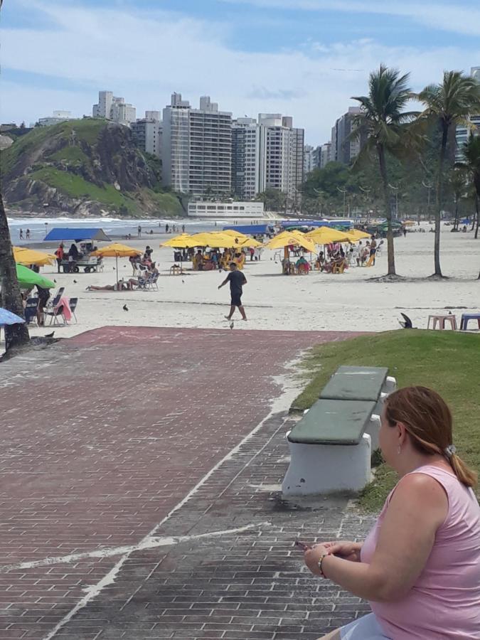 Apartamento Com Estacionamento, Wi-Fi, Ar Condicionado A 300 Metros Da Praia Da Enseada No Guaruja. Dış mekan fotoğraf